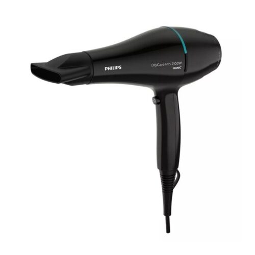 Secador Philips Drycare Pro BHD272/ 2100W/ Iónico/ Negro y Verde lago