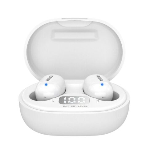 Auriculares Bluetooth Aiwa EBTW-150WTMKII con estuche de carga/ Autonomía 3h/ Blancos