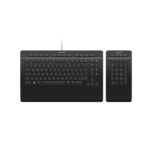 3Dconnexion Keyboard Pro with Numpad teclado USB Negro