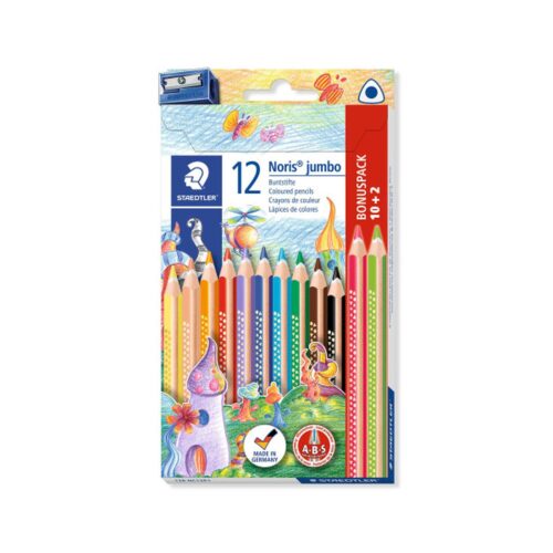 Staedtler 128 Negro, Azul, Burdeos, Marrón, Verde, Azul claro, Verde claro, Naranja, Melocotón, Rojo, Violeta, Amarillo 12 pieza(s)