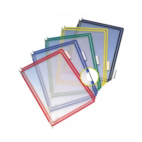 PACK DE 10 FUNDAS CON PIVOTES A4 VERTICAL COLOR SURTIDO TARIFOLD 114009