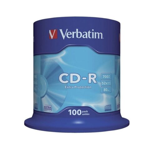 CD-R Verbatim Datalife 52X/ Tarrina-100uds