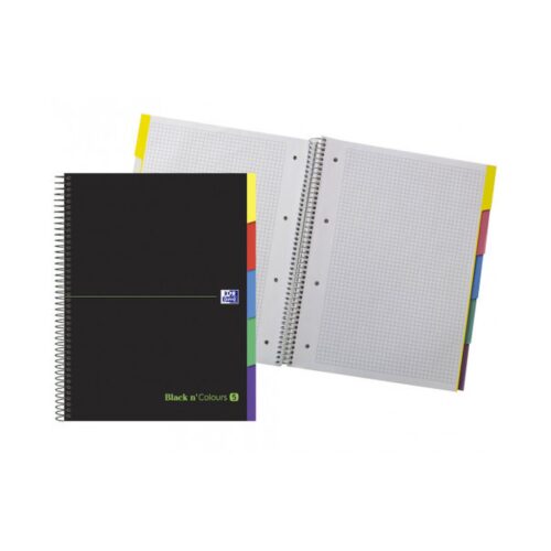 Oxford Europeanbook 5 cuaderno y block A4+ 100 hojas Negro, Verde