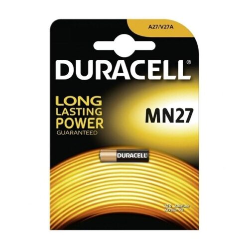 Pila A27 Duracell MN27/ 12V/ Alcalinas