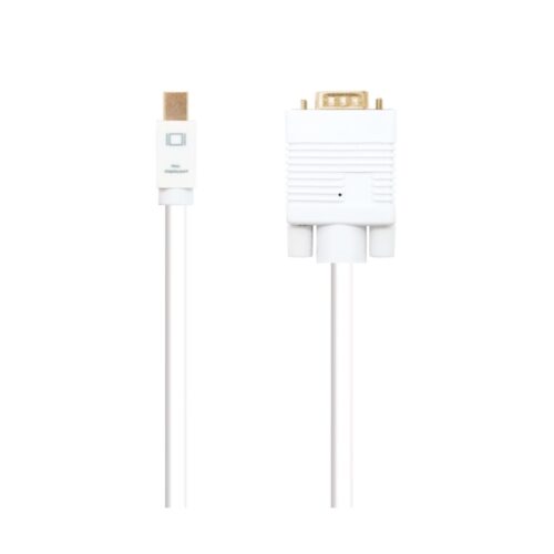 Nanocable – Cable Mini DisplayPort/M a VGA/M – Blanco – Longitud 2.0 m