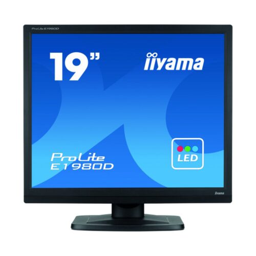 iiyama ProLite E1980D-B1 LED display 48,3 cm (19″) 1280 x 1024 Pixeles XGA Negro