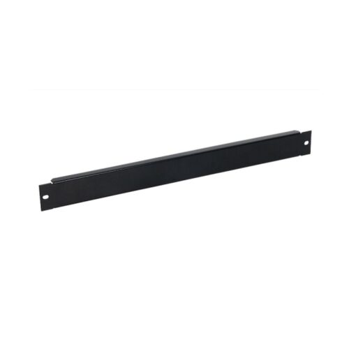 Panel ciego frontal 1U 19″, Phasak negro