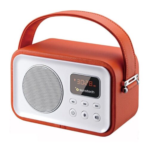 Radio Portátil Sunstech RPBT450/ Roja