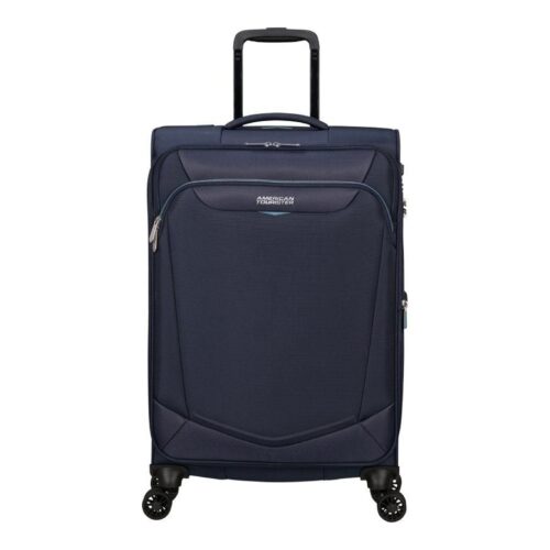 Maleta Mediana American Tourister SummerRide Spinner 69cm/ 69x43x29cm/ 4 Ruedas/ Azul Marino