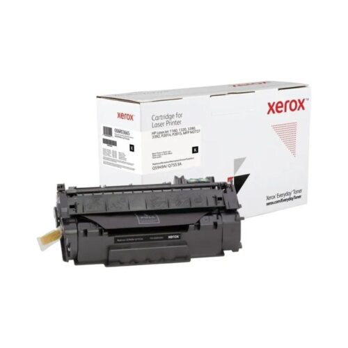 Tóner compatible Xerox 006R03665 compatible con HP Q5949A/Q7553A/ 3000 páginas/ Negro