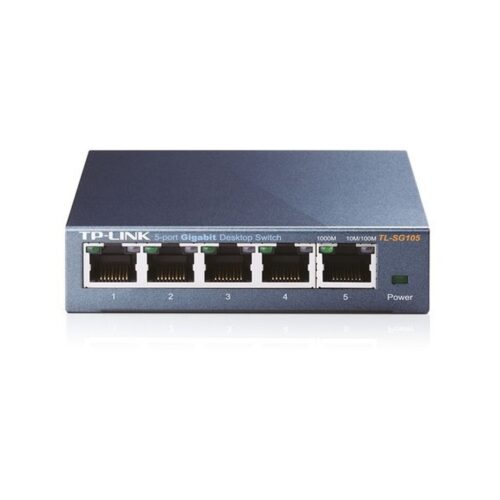 TPLINK – Switch 5P 10/100/1000 Mbps TL-SG105 RJ45 – Carcarsa metálica