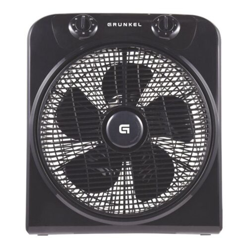 Ventilador de Suelo Grunkel Box Fan NG/ 45W/ 5 Aspas 30cm/ 3 Velocidades