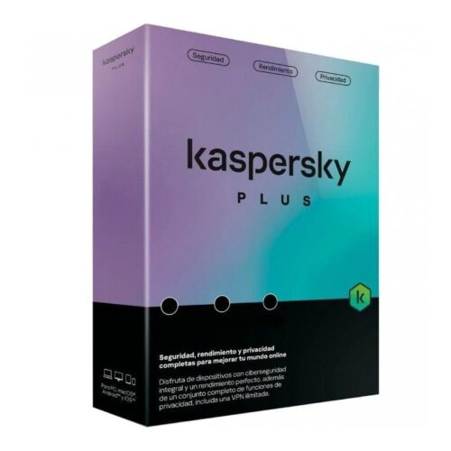 Antivirus Kaspersky Plus/ 5 Dispositivos/ 1 Año