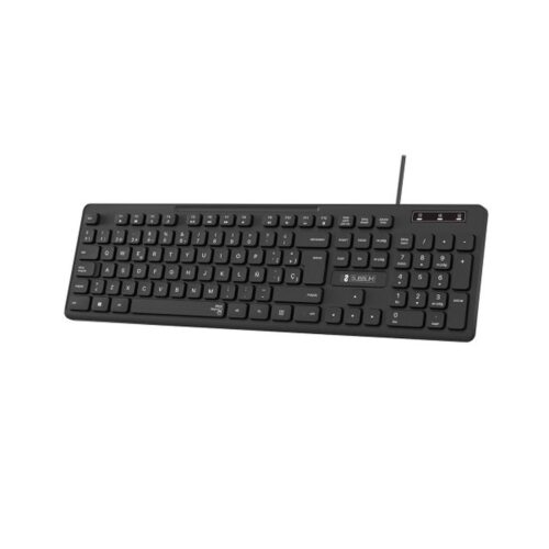 Teclado Subblim Business Slim Silencioso/ Negro