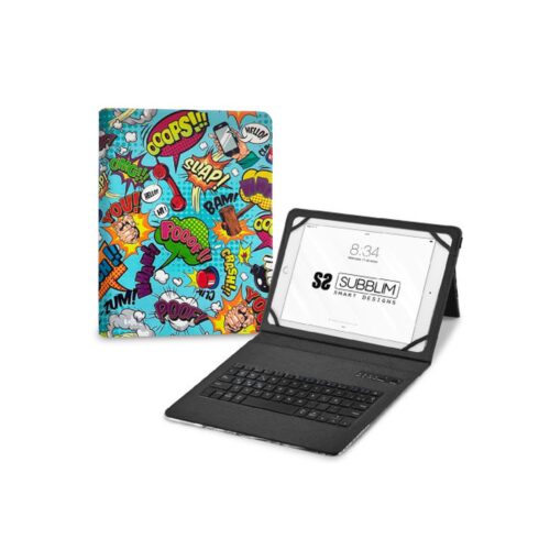 SUBBLIM Funda con Teclado Keytab Pro BT Trendy Comic