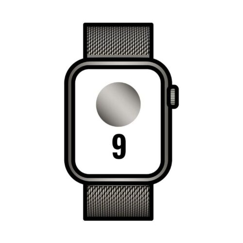 Apple Watch Series 9/ GPS/ Cellular/ 45mm/ Caja de Acero Grafito/ Correa Milanese Loop Grafito