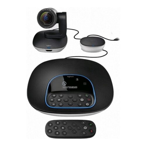 Sistema de  Videoconferencia Logitech Group/ Enfoque Automático/ Full HD