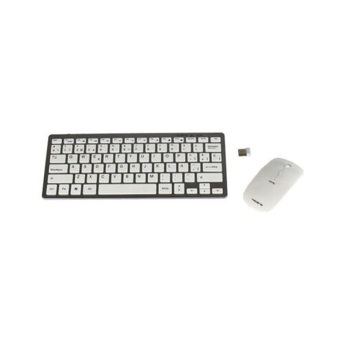 Teclado y Ratón Inalámbricos Tacens Levis Combo V2/ Blanco