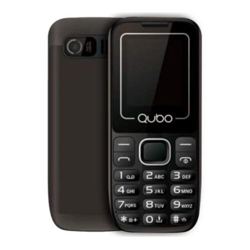 Teléfono Móvil Qubo P-180BK para Personas Mayores/ Negro