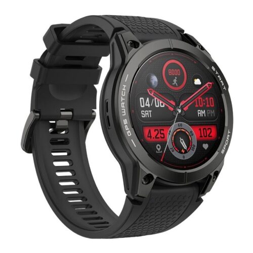 Smartwatch Aiwa SW-A2000/ Notificaciones/ Frecuencia Cardíaca/ GPS/ Negro