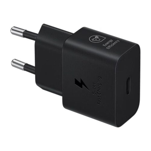 Cargador de Pared Samsung EP-T2510NBEGEU/ 1xUSB Tipo-C/ 25W