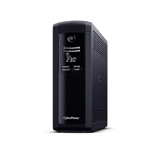 SAI Línea Interactiva Cyberpower VP1200ELCD-DE/ 1200VA-720W/ 5 Salidas/ Formato Torre