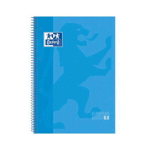 Oxford Europeanbook 1 cuaderno y block A4+ 80 hojas Azul