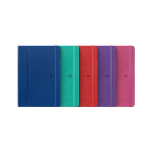 CUADERNO SIGNATURE A5 TAPA EXTRADURA 80H RAYADO HORIZONTAL COLORES SURTIDOS VIVOS OXFORD 400163613