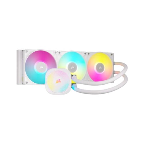 Corsair iCUE LINK TITAN RX RGB Procesador Sistema de refrigeración líquida todo en uno 12 cm Blanco 1 pieza(s)