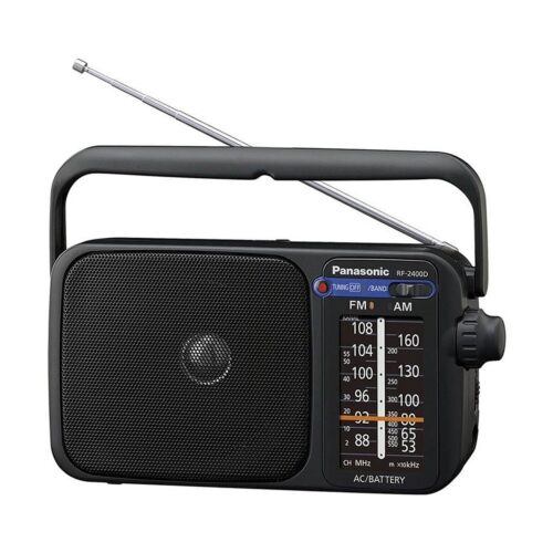 Radio Portátil Panasonic RF-2400DEG-K/ Negra