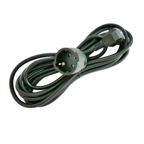 Cable Alargador de Corriente 3GO AL5M/ Schuko Hembra – Schuko Macho/ 5m/ Negro