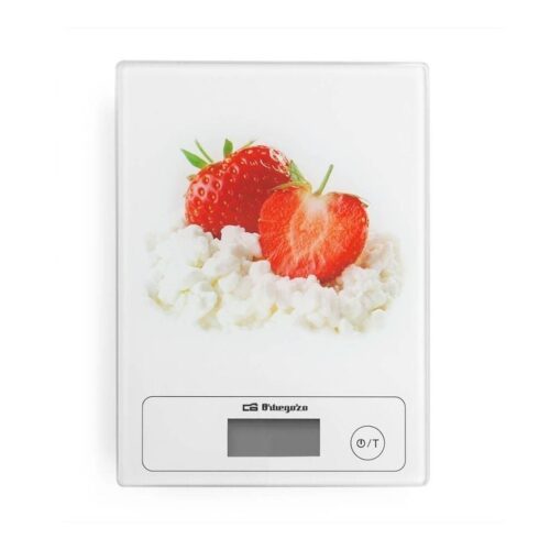 Báscula de Cocina Electrónica Orbegozo PC 1018/ hasta 5kg/ Blanca