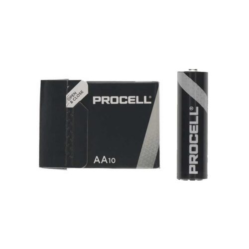 Pack de 10 Pilas AA LR6 Duracell PROCELL ID1500IPX10/ 1.5V/ Alcalinas