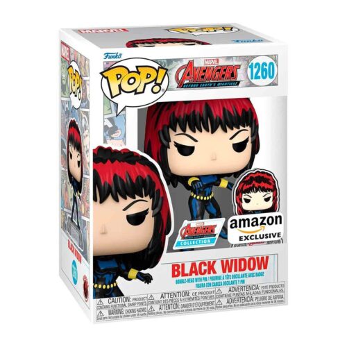 Figura POP Marvel Avengers 60th Anniversary Comic Black Widow with Pin Exclusive