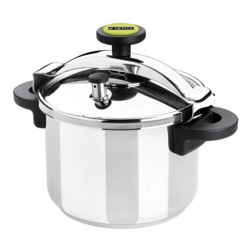 Olla a Presión Monix Classica M530003/ Ø24cm/ 8L/ Acero Inoxidable/ Apta para Inducción