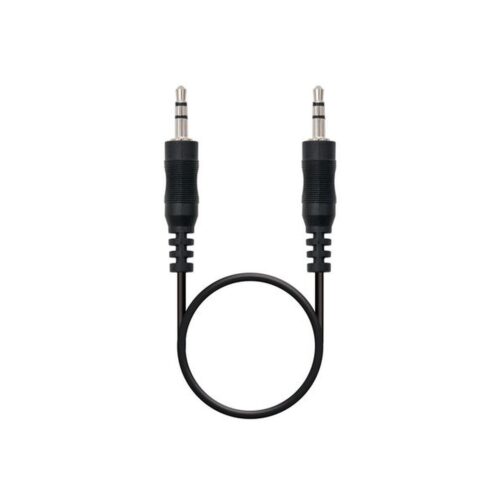 Nanocable – Cable audio estereo de 3m conexión jack 3.5/M-3.5/M – Para monitores, proyectores, pizarras, etc