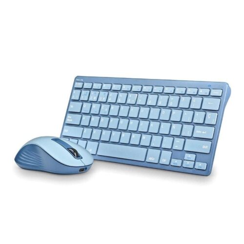 Teclado y Ratón Inalámbricos NGS Fantasy Kit Blue/ Azul