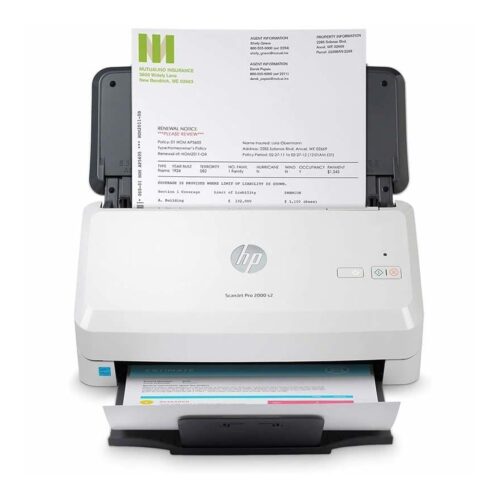 Escáner Documental HP ScanJet Pro 2000 S2 con Alimentador de Documentos ADF/ Doble cara