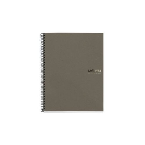 CUADERNO 100% RECICLADO NB-4 A4 120HOJAS ECOGRIS MIQUELRIUS 6082