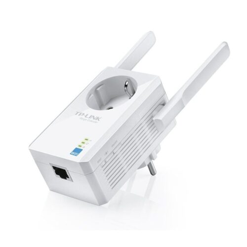 TPLINK – Amplificador de señal TL-WA860RE Wireless N 300Mbps – toma de corriente adicional – antenas externas alta ganacia