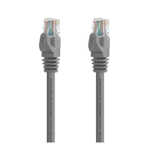 Cable de Red RJ45 UTP Aisens A145-0330 Cat.6A/ 10m/ Gris