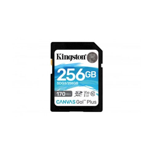 Kingston Technology Canvas Go! Plus memoria flash 256 GB SD Clase 10 UHS-I