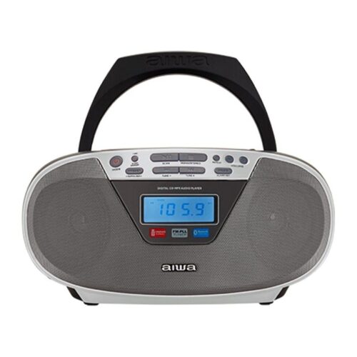 Radio CD Aiwa BoomBox BBTU-400SL/ 6W/ Plata