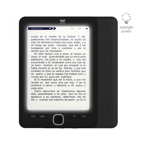 Libro Electrónico Ebook Woxter Scriba 195 Paperlight Black/ 6″/ Tinta Electrónica/ Negro