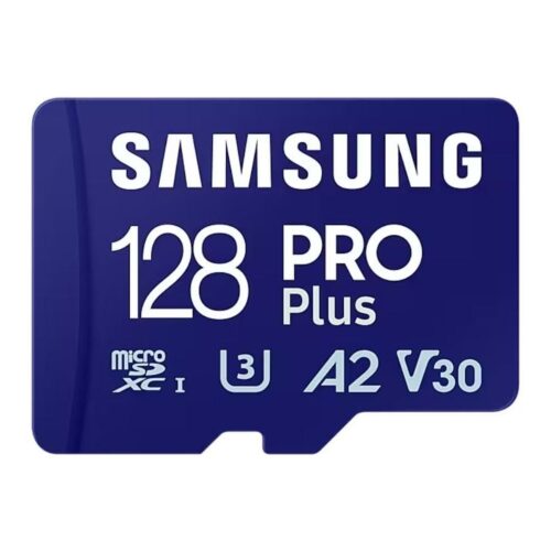 Tarjeta de Memoria Samsung PRO Plus 2023 128GB microSD XC/ Clase 10/ 180MBs