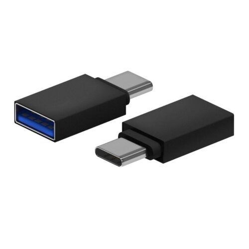 Adaptador USB 3.2 Aisens A108-0717/ USB Hembra – USB Tipo-C Macho/ Negro