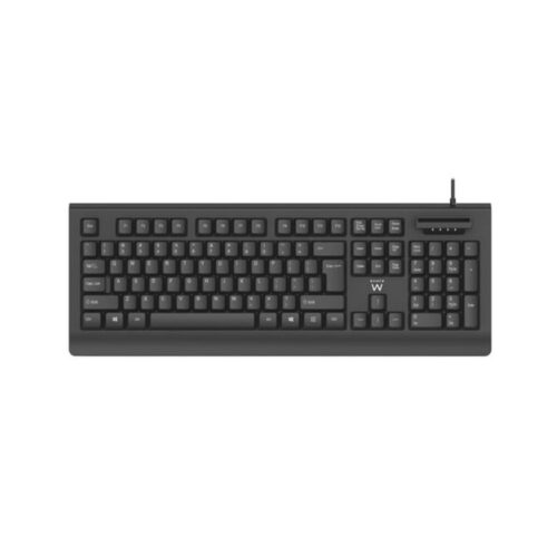 TECLADO EWENT EW3286 USB CON LECTOR DNI NEGRO