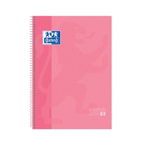 Oxford Europeanbook 1 cuaderno y block A4+ 80 hojas Rosa