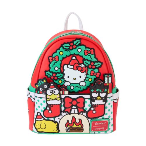 Mochila Christmas Hello Kitty Sanrio Loungefly 26cm