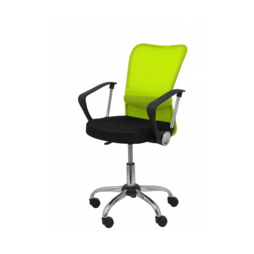 SILLA INFANTIL CARDENETE RESPALDO MALLA VERDE ASIENTO NEGRO PIQUERAS Y CRESPO 238GVNE